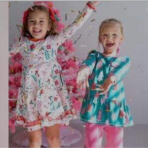 Wildflowers gorgeous girls 6 Christmas Dress ! Pockets, twirl & prettiest print!